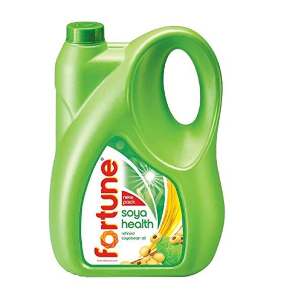 Fortune Soya Health, Refined Soyabean oil, 5L