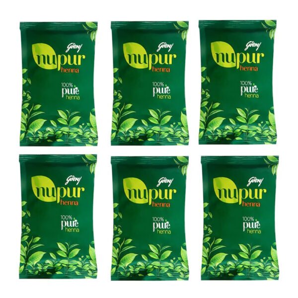 Godrej Nupur Henna Mehendi 50g -Pack - 12 Pcs