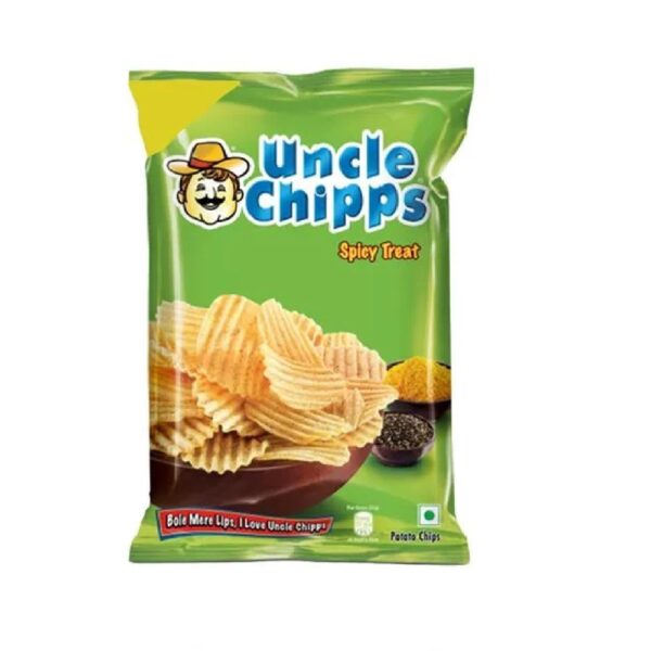 Uncle Chipps Spicy Treat 80gm Pack - 12Pcs