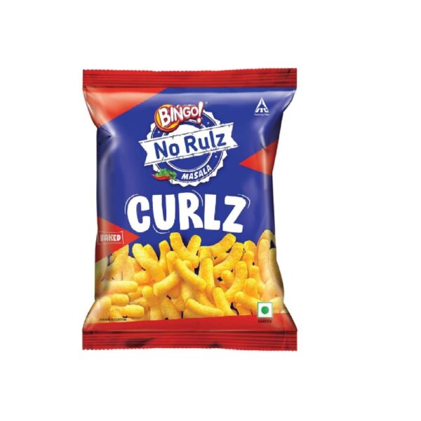 Bingo! No Rulz Masala Curlz 80g Pack - 12Pcs
