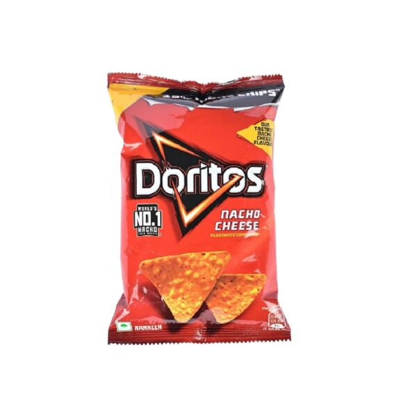 Doritos Nacho Chips, Nacho Cheese Flavour, Crunchy Crispy Chips & Snacks , 56 Gram