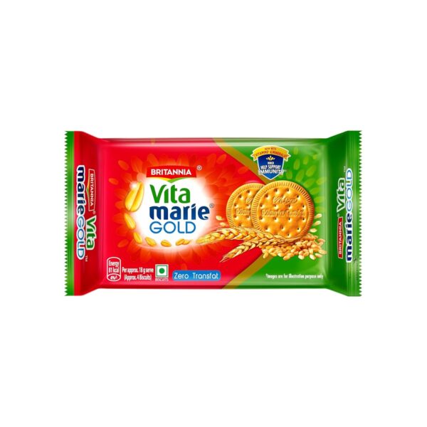 Britannia Vita Marie Gold Biscuits, 248G 12Pcs Pack