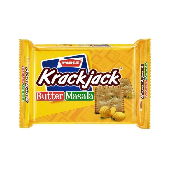 Parle Krackjack Butter Masala, 120 Gram 12Pcs Pack