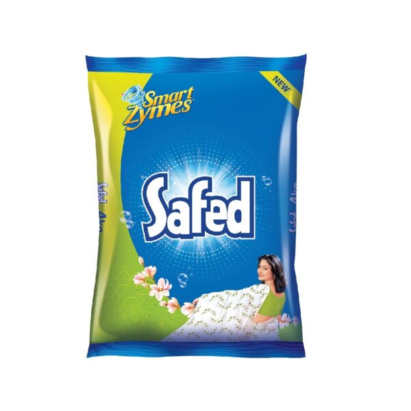 Safed Detergent Powder - With Smart Zymes - 1Kg Pack - 12 Pack