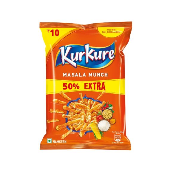 Kurkure Masala Munch 38g Pack - 12Pcs