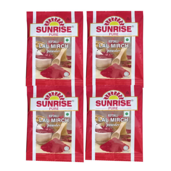 Sunrise Red Chilli Lal Mirch Powder 5/-  Pack 10Pcs - 1 Chain