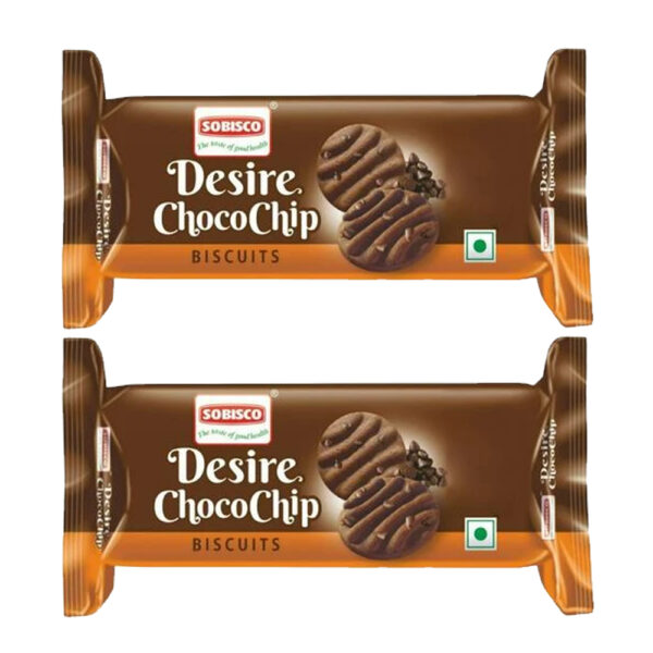 Sobisco Desire Choco Chips Biscuit 120Gm 12Pcs Pack