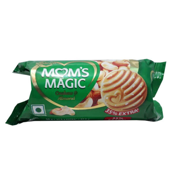 Sunfeast Moms Magic Cashew N Almond Biscuit 67.5G 10/- Pack 12Pcs Pack