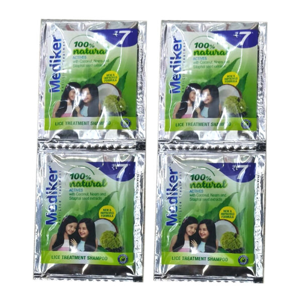 Medikar anti lice treatment shampoo 7/-  - Sachet Pack -  64 Pcs