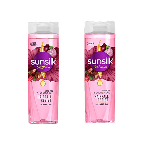 Sunsilk Onion & Jojoba Oil Blends Shampoo, 195 ml Bottle - 3Pcs