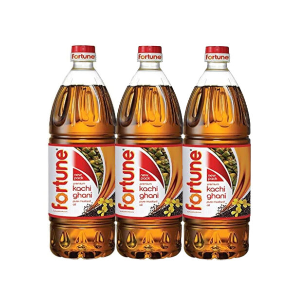Fortune Kacchi Ghani Mustard Oil 500ml Bottle