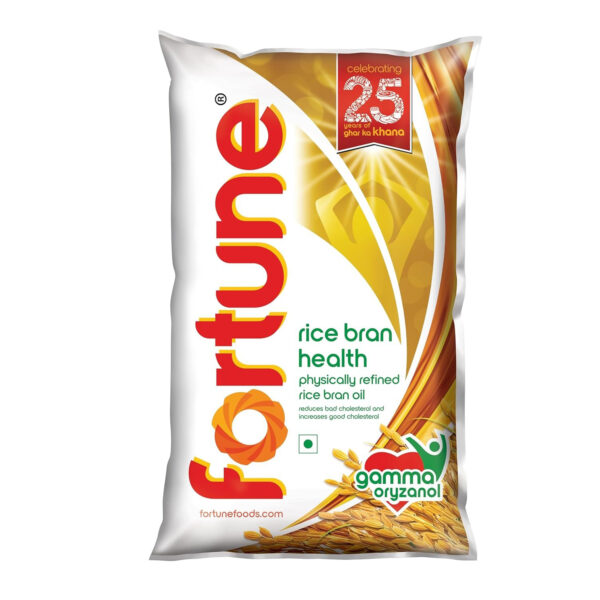 Fortune Rice Bran Oil 1Ltr Pouch Carton