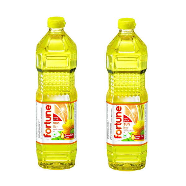 Fortune Sunflower Oil 1ltr Bottle-12 Pcs Carton