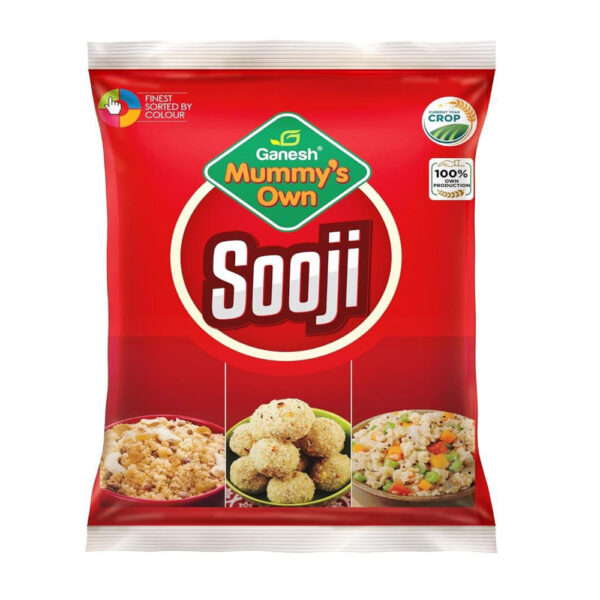 Ganesh Mammy Own Sooji 500G Pack-12 Packet