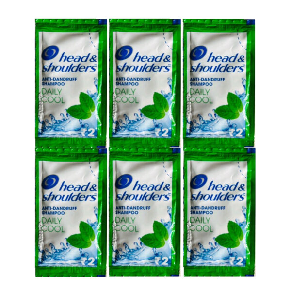 Head n shoulder anti dandruff shampoo daily cool 2/- pack-32Pcs