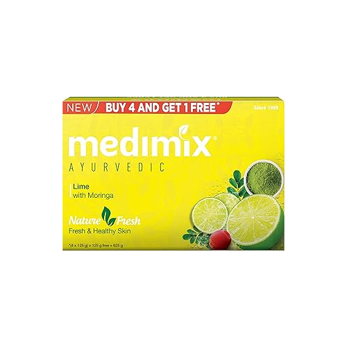 Medimix Ayurvedic Lime With Mongra 125G (Pack of 4) - 3 Pcs