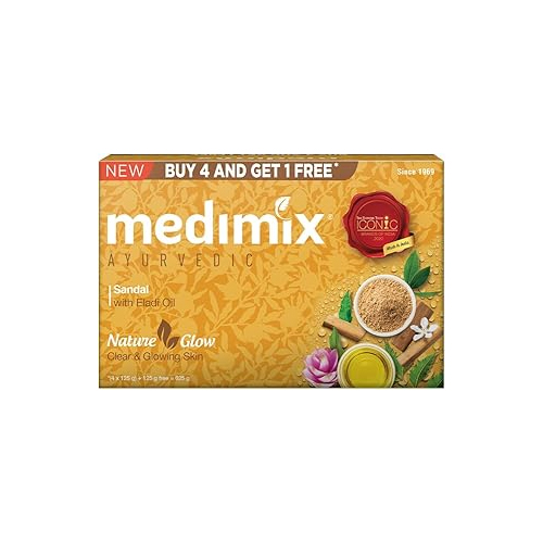 Medimix Ayurvedic Sandal With Elachi Oil 125G (Pack of 4) - 12 Pcs