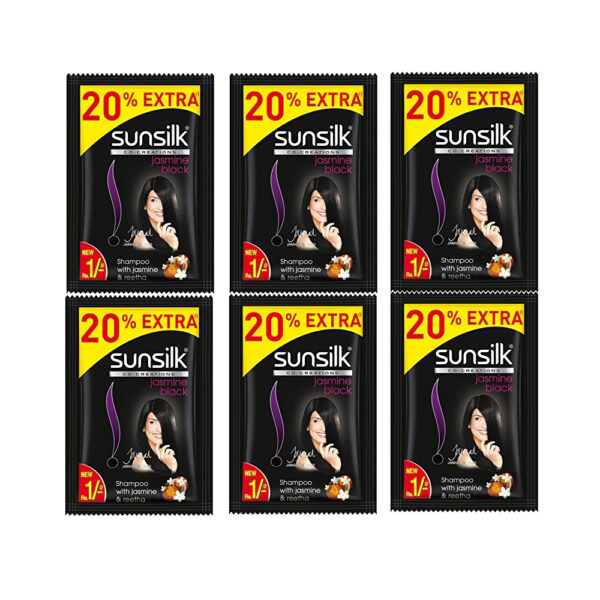 Sunslic Black Shampoo Sachet 1/- Pack - 960Pcs