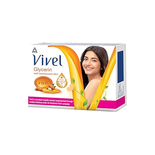 Vivel Glycerine Soft Moisturesed Skin 100G (Pack of 4) - 1 Carton