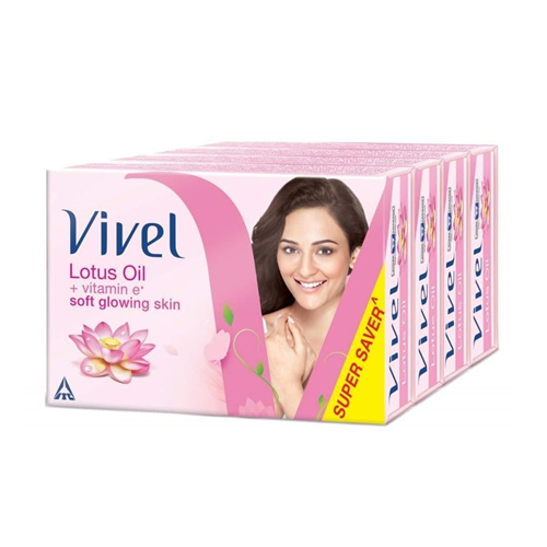Vivel Lotus Oil With Vitamine E Soft Glowing Skin 100G (Pack of 4) - 12 Pcs