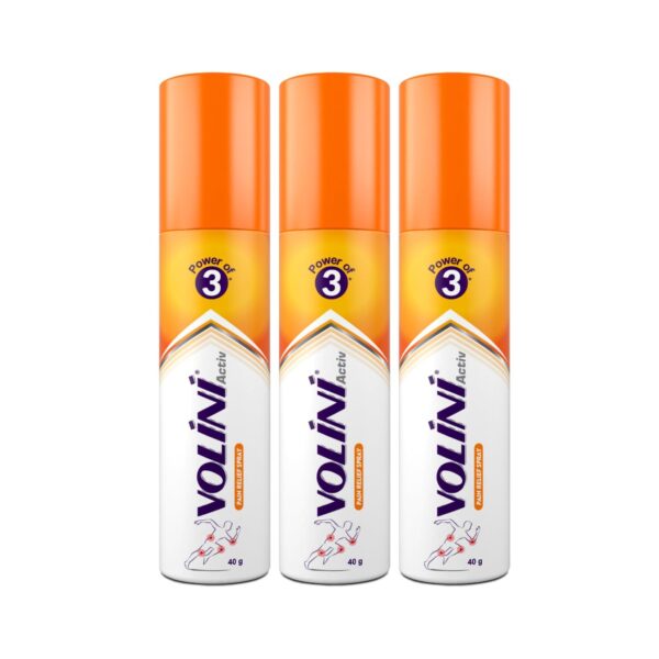 Volini Active Pain Relief Spray 100g Pack - 6Pcs Set 373