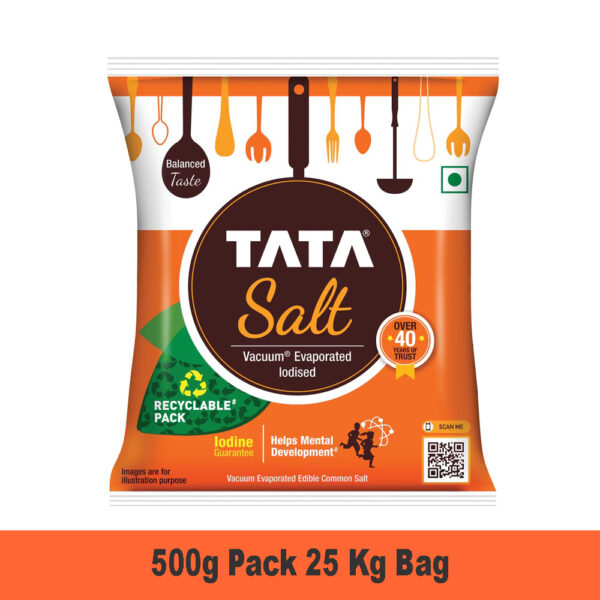 Tata Salt 500g Pack - 50 Kg