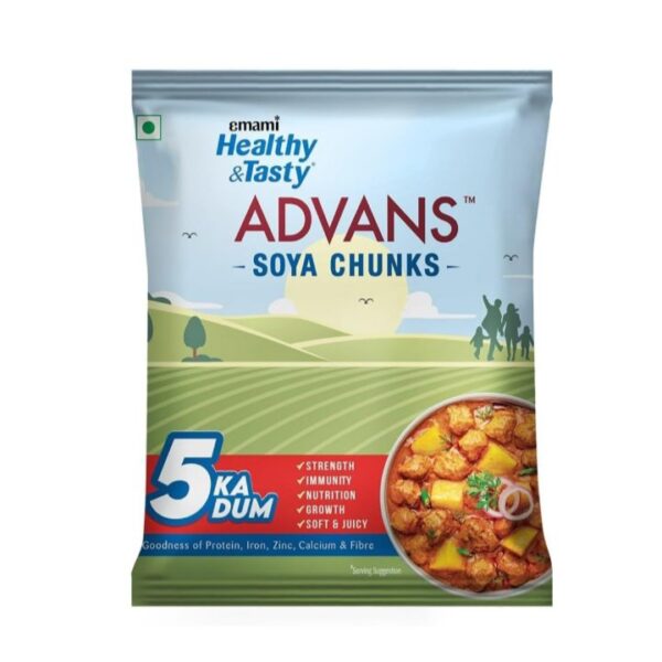Healthy &  Tasty Advance Soya Chunks (10/- Pack) - 60 Pcs
