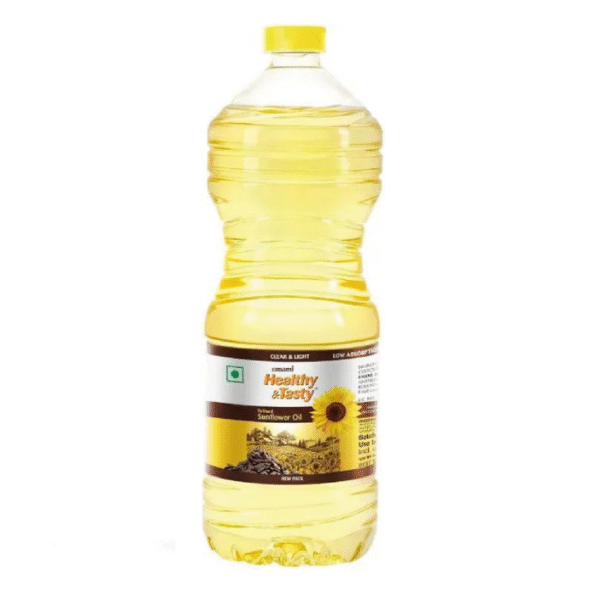 Emami Healthy & Tasty Refined Sunflower Oil - 200 ml - 60 Pcs