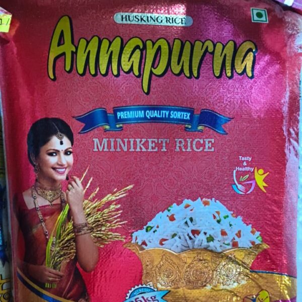 Annapurna Miniket Rice 26kg Bag